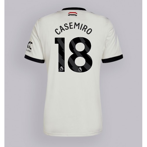 Dres Manchester United Casemiro #18 Rezervni 2024-25 Kratak Rukav